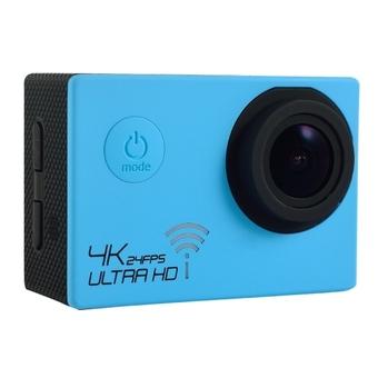 SJ8000 WiFi Novatek 96660 Ultra HD 4K 2.0 inch LCD Sports Camcorder with Waterproof Case, 170 Degrees Wide Angle Lens, 30m Waterproof(Blue) (Intl)  
