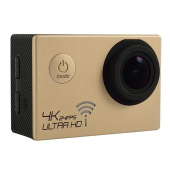 SJ8000 WiFi Novatek 96660 Ultra HD 4K 2.0 inch LCD Sports Camcorder with Waterproof Case, 170 Degrees Wide Angle Lens, 30m Waterproof(Gold) (Intl)  