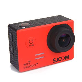 SJCAM SJ5000+ Plus WiFi 30M Waterproof Full HD 1080P LCD Display Sport Action Camera (Red) (Intl)  