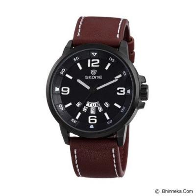 SKONE Casual Style Watch For Men [9345AG] - Brown