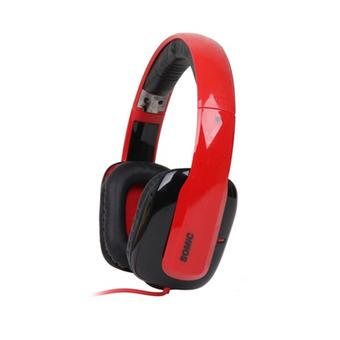 SOMIC M3 Stereo Bass Over-Ear Headphone (Red)  