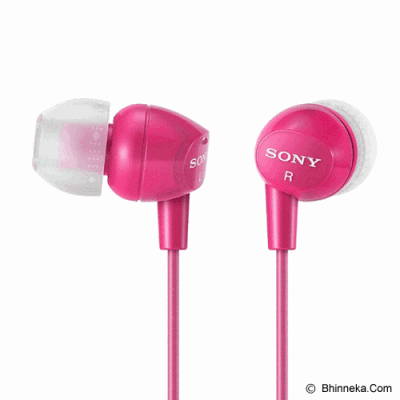 SONY Earphone [MDR-EX15 AP] - Pink