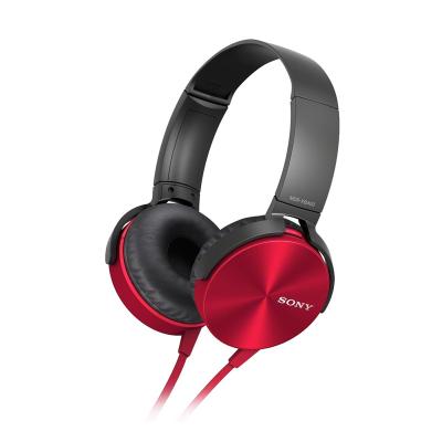 SONY MDR-XB450AP Extra Bass (XB) Headphone - Merah Original text