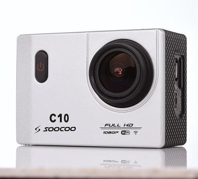 SOOCOO C10 Sport Action Camera 170 Degree Wide Angle Lens Waterproof 1080P - Silver