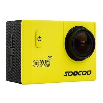 SOOCOO C10S HD 1080P NTK96655 2.0 inch LCD Screen WiFi Sports Camcorder with Waterproof Case, 170 Degrees Wide Angle Lens, 30m Waterproof(Yellow) (Intl)  