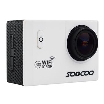 SOOCOO C10S HD 1080P NTK96655 2.0 inch LCD Screen WiFi Sports Camcorder with Waterproof Case, 170 Degrees Wide Angle Lens, 30m Waterproof(White) (Intl)  