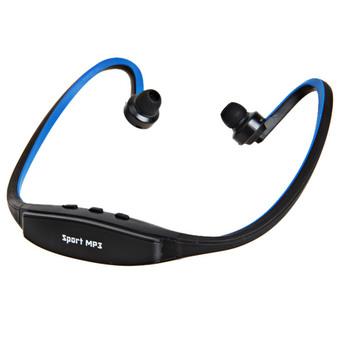 SOUESA Elegant 8GB Sport Style Wireless Headset MP3 Music Player with TF Card Slot - Blue  