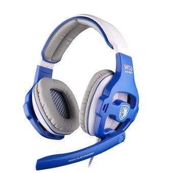 Sades Headset Professional Gaming Headset With A Microphone (Blue)  