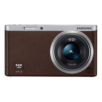 Samsung NX Mini - 20.5 MP - Lens 9-27 mm - Cokelat  