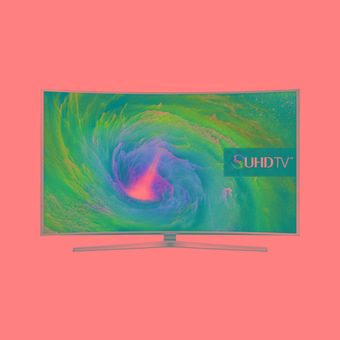 Samsung SUHD TV 40” - 40JU6600 - Hitam - Khusus Jabodetabek  