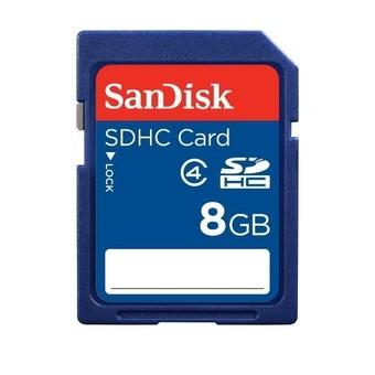 Sandisk SDHC 8GB Class 4 - Biru  