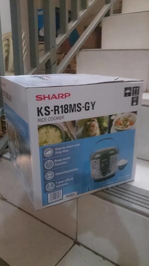 Sharp Rice Cooker KS-R18-MS-GY (Grey)