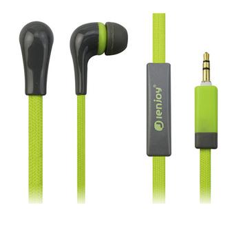 Shoelace Style In-ear Earphone Creative Stereo Handsfree Headphone with Mic for 3.5mm Millet Samsung Android Cell Phones and iPod iPad iPhone Computers iPhone MP3 MP4 (Green) (Intl)  