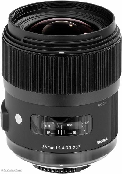 Sigma 35 mm F/1.4 DG HSM Art For Nikon