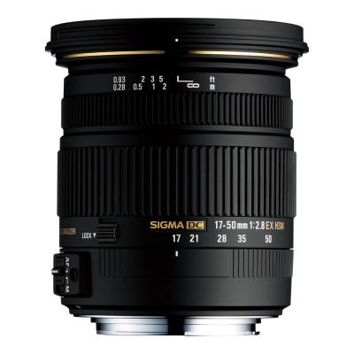 Sigma Lens 17-50mm F/2.8 Ex Dc Os Hsm For Nikon - Hitam