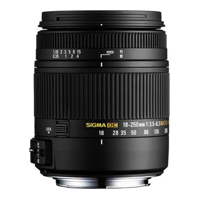 Sigma Lens 18-250MM F/3.5-6.3 DC Macro OS HSM For Sony - Hitam