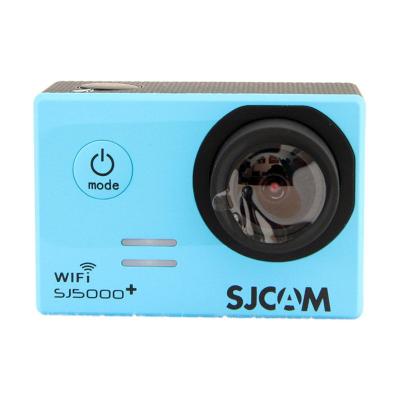 Sjcam SJ5000+ Biru Action Camera with Ambarella Helmet [WiFi]