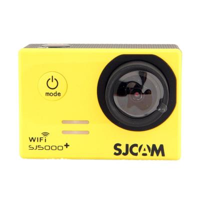 Sjcam SJ5000+ Kuning Action Camera with Ambarella Helmet [WiFi]