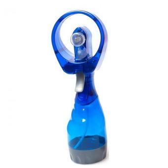 Smart Handheld Cooling Fan with Water Spray - Blue  