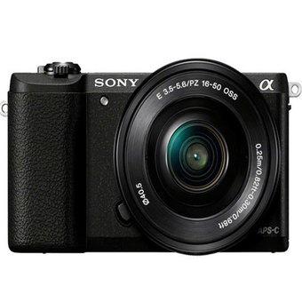 Sony Alpha 5100 Kit 16-50mm f/3.5-5.6 OSS - 24MP - Hitam  