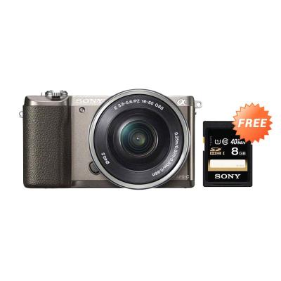 Sony Alpha A5100 KIT 16-50mm f/3.5-5.6 OSS Brown Kamera Mirrorless