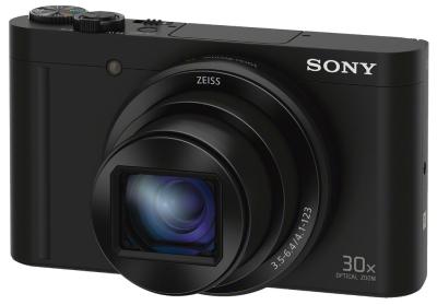 Sony DSC - WX 500 Black Kamera Pocket + Screen Guard