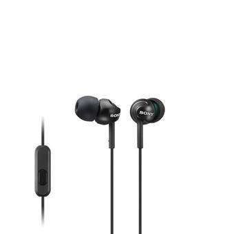 Sony EX110AP In-ear Stereo Headphones with Mic for Smartphone - Black  