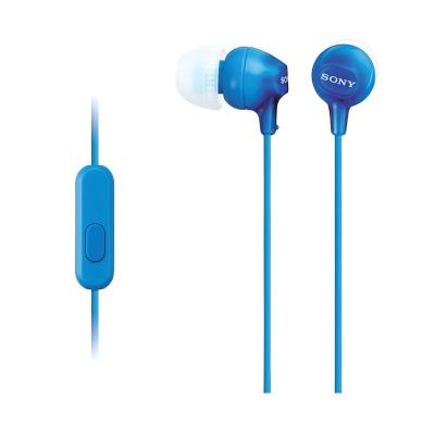 Sony Earbud MDR-EX15AP Biru Headset