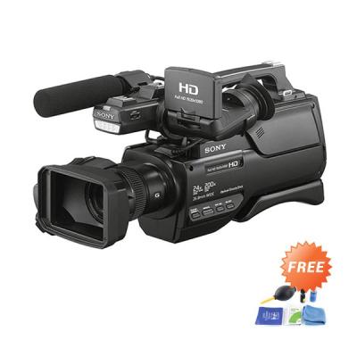 Sony HXR MC2500 Shoulder Mount AVCHD Hitam Camcorder + Cleaning Kit