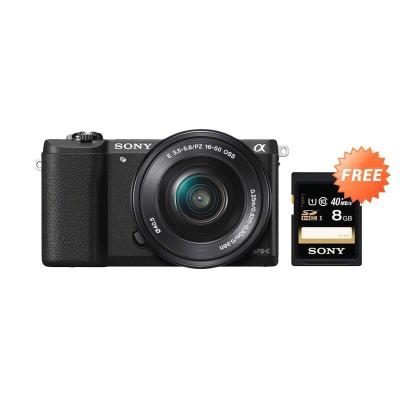 Sony alpha A5100 L KIT 16-50mm f/3.5-5.6 OSS Hitam Kamera Mirrorless