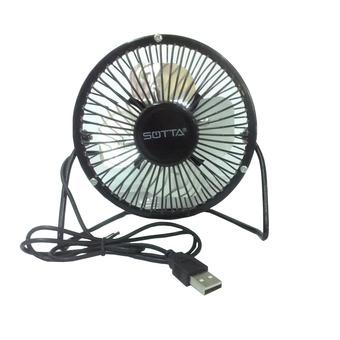 Sotta Usb Mini Fan Ultra low Power And Strong Wind High Quality - Black  