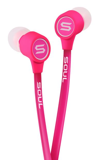 Soul - Kpop - In- Ear Headphones - Pink