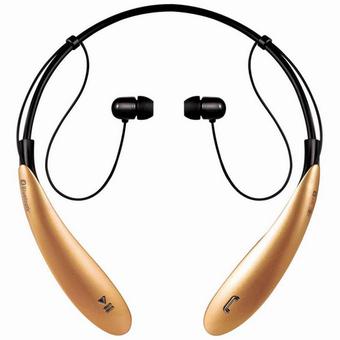 Soundfriend Neck-wear design Wireless Bluetooth Headset Earphone SF-SH019B for iPhone/iPad/Samsung/HTC (Gold) (Intl)  