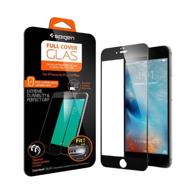 Spigen Full Black Tempered Glass for iPhone 6S or iPhone 6 [4.7 Inch]