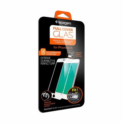 Spigen Full Cover Glas Putih Screen Protector for iPhone 6s or 6