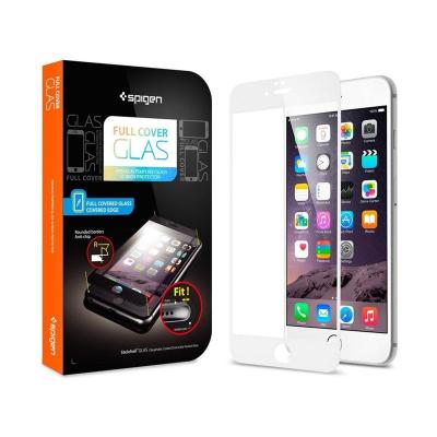 Spigen Putih Tempered Glass Screen Guard for iPhone 6 Plus