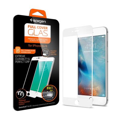 Spigen Tempered Full Cover Glass White Screen Protector for iPhone 6S or iPhone 6
