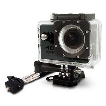 Sport Cam Action Camera W8 WiFi + Full HD Color - 12 MP - Hitam  