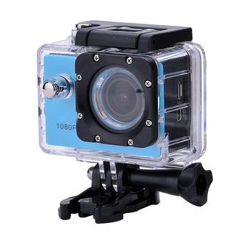 Sport Camera 12MP Full HD 1080P Underwater Action Camera CAM Wi-Fi DV Camcorder SJ4000 Wi-fi Waterproof Camera (Blue)  