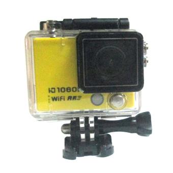 Sports Action Cam + Remote Shutter Wifi 1080p WS011 - Kuning  