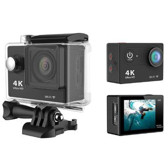 Sports DV Action Camera H9 1080P 60fps Video +WIFI+ 170°Wide View Angle + Waterproof +1050MAH Battery Car DVR Camrecorder(Black) (Intl)  