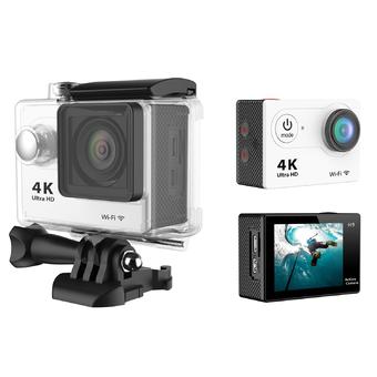 Sports DV Action Camera H9 1080P 60fps Video +WIFI+ 170°Wide View Angle + Waterproof +1050MAH battery Car DVR Camrecorder(White) (Intl)  