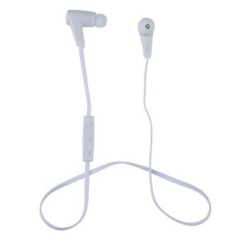Stereo Wireless Bluetooth Handsfree Headset Earphone (White) (Intl)  