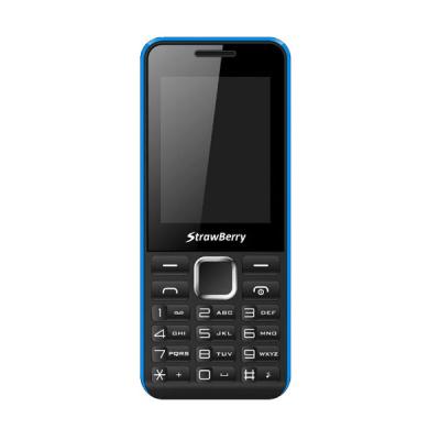 Strawberry ST11 One Black Blue Candy Bar Handphone [Dual SIM]