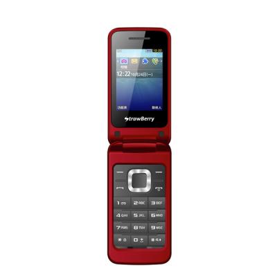Strawberry ST3520 Red Flip Handphone