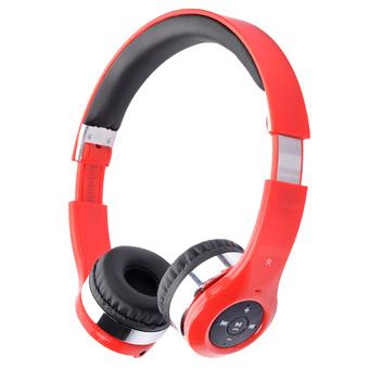 Stretchable Foldable Wireless Bluetooth V3.0 Headset Headphone with Mic for Smartphone(Red) (Intl)  