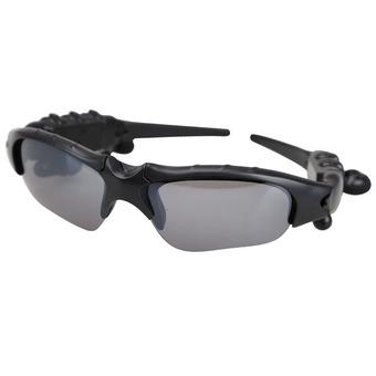 Sunglasses and Bluetooth Talk Function Headset Headphone Sun Glasses Microphone (Black)  
