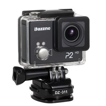 Sunsky Dazzne P2 Waterproof Action Sports Camera, 2.0 Inch TFT Screen, Support HD 1080P Black  