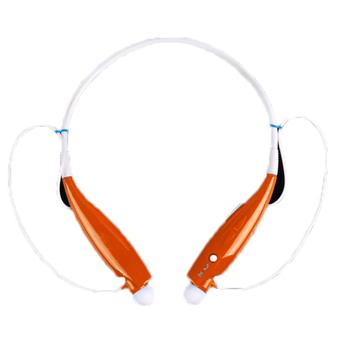 Supercart HV-800 Wireless Bluetooth 4.0 Stereo Music Headset Universal Neckband for cellphones (Orange) (Intl)  
