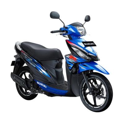 Suzuki Address Fi 110 NEC Medium Blue Titan Black Sepeda Motor [OTR Surabaya]